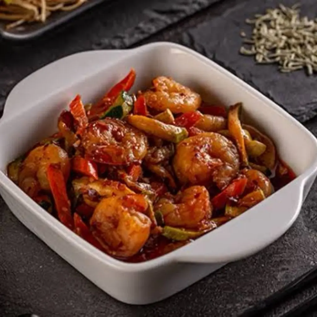 Prawn Garlic Sauce Sizzling